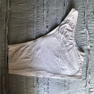 White One-Shoulder Top